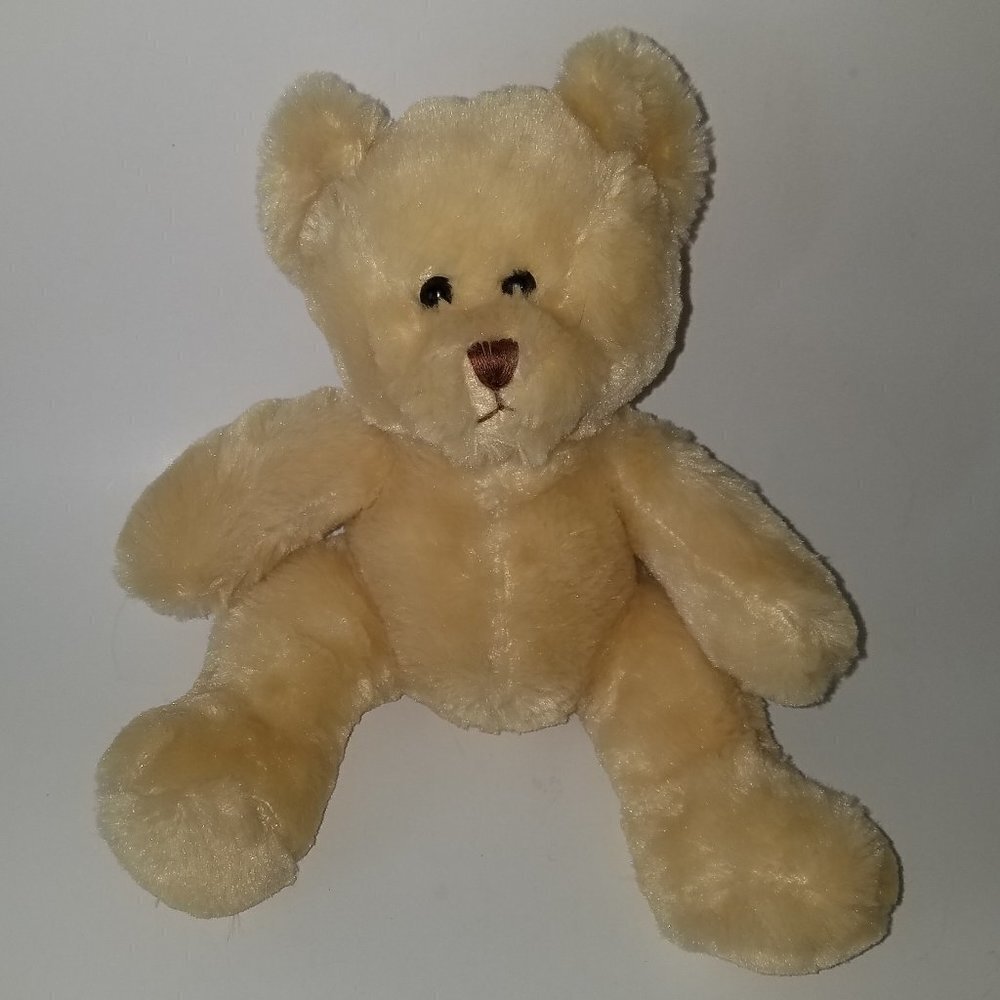 Burton + Burton Tan Teddy Bear Plush 9" Lovey Stuffed Animal Toy Brown Nose
